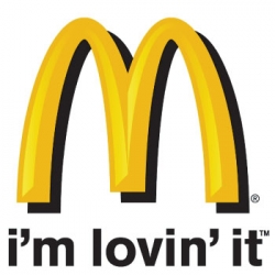 McDonalds Logo Only Name Badge Sample